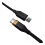 2-POWER Cabo de Carregamento e Dados USB-A para USB-C 60W 2m - Preto