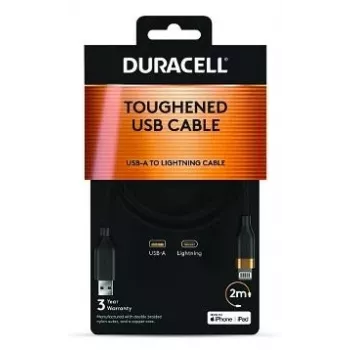 2-Power Cabo USB-A para Lightning 2m - Preto
