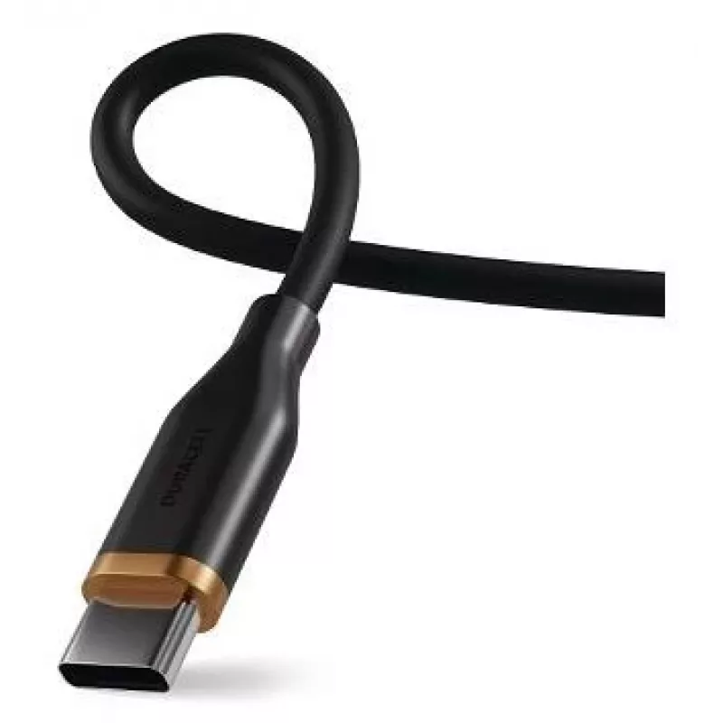 Cabo de silicone USB-C para USB-C 2-Power 2m 100W Preto
