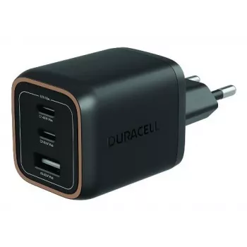 Carregador de parede Duracell PD 65W GaN 2 x USB-C