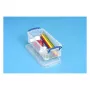Caixa de armazenamento Really Useful Boxes 0.9C - Transparente - 0,9 litros - Retangular - Polipropileno