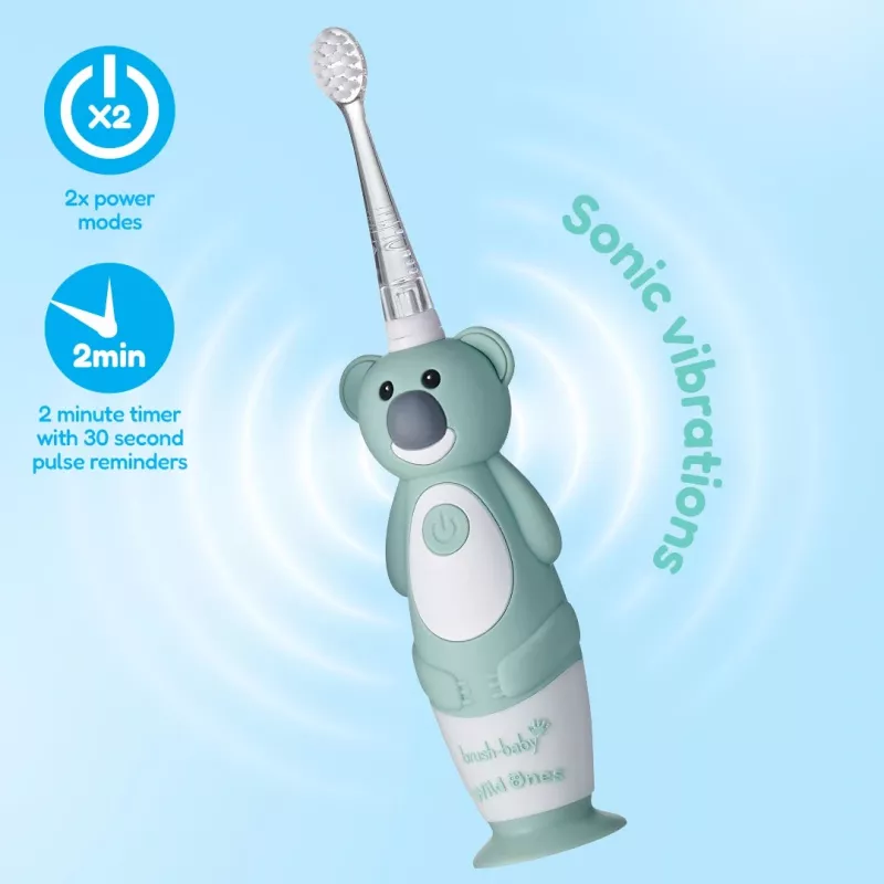 BRUSH BABY Escova de Dentes Sónica Wild Ones para Crianças Kylie Koala