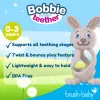 BRUSH BABY Mordedor Bobbie Bunny Brinquedo Mordedor para Bebé Cinzento Cappuccino