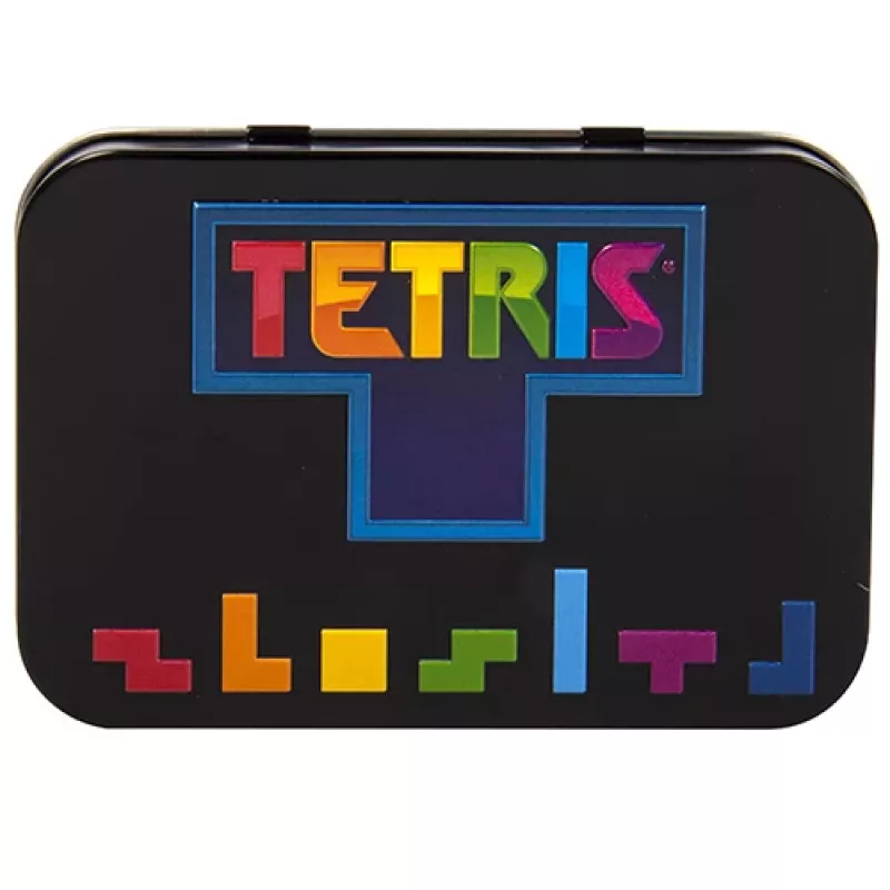 FIZZ CREATIONS Tetris Consola portátil retro arcade, cor, caixa de metal