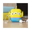 ThumbsUp! PowerSquad Capa 3D de silicone para AirPods, Alien, azul/branco/amarelo