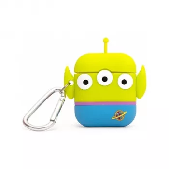 Capa de silicone para AirPods ThumbsUp! PowerSquad 3D, Alien, azul/branco/amarelo