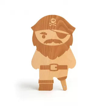 OTOTO Pirate Board tábua de corte e faca conjunto