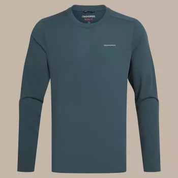 T-shirt Craghoppers NosiLife Abel LS - Blue Stone (M)