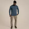 T-shirt Craghoppers NosiLife Abel LS - Blue Stone (M)