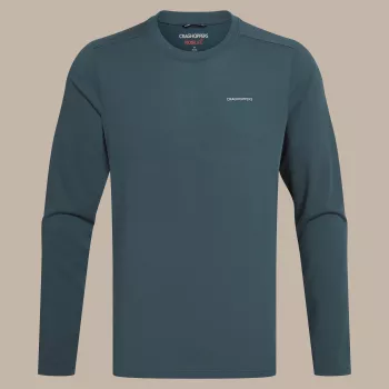 Craghoppers NosiLife Abel LS t-shirt - Blue Stone, tamanho L