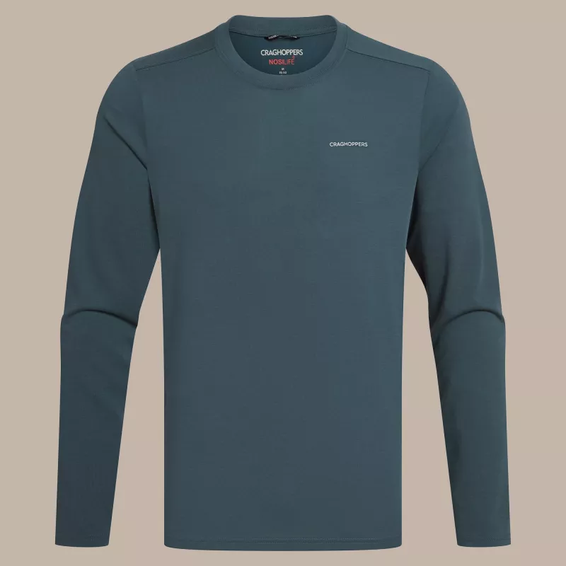 Craghoppers NosiLife Abel LS t-shirt - Blue Stone, tamanho L