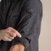 Camisa Craghoppers NosiLife Adventure LS Shirt III - Black Pepper, tamanho M