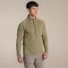 Craghoppers NosiLife SolarShield+ t-shirt com meio fecho - Cardamon, tamanho M