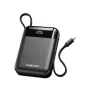 Power Bank Canyon OnPower 104 10000 mAh com Cabo USB-C e Lightning Preto
