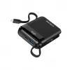 Power Bank Canyon OnPower 104 10000 mAh com Cabo USB-C e Lightning Preto