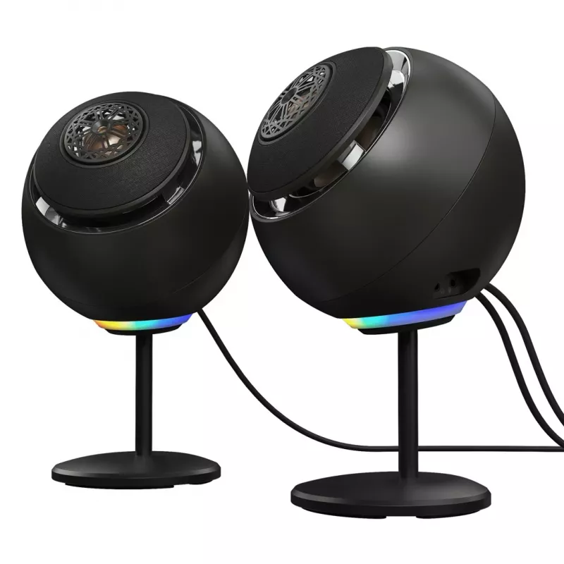 Sistema de Altifalantes Creative Pebble Nova 2.0 USB-C 9W RMS Preto