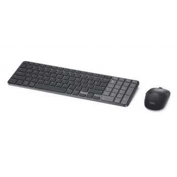 Conjunto de Teclado e Rato Compacto Recarregável Dell Pro 7 - KM746 - Russo (QWERTY) - Cinzento Titânio