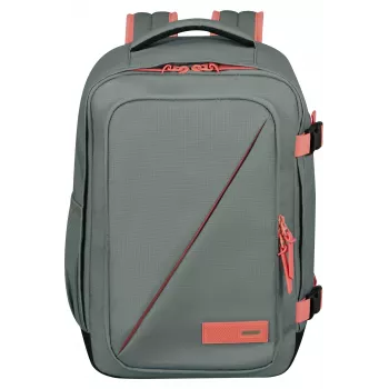 Mochila de cabine American Tourister Take2Cabin S Sage/Coral