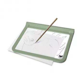 Kidywolf Light Tablet A4 tablet de desenho LED com 8 cores, 4 modos, USB-C, branco