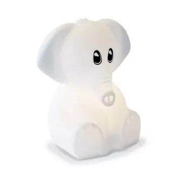 Luz de presença KIDYWOLF elefante com mudança de cor 15cm