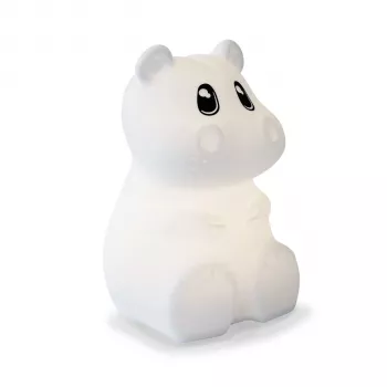 Luz de presença KIDYWOLF hipopótamo com mudança de cor 15cm
