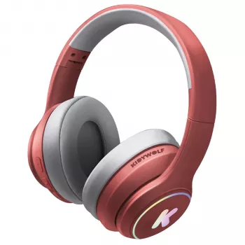 Auscultadores Bluetooth KIDYWOLF vermelhos (418278)