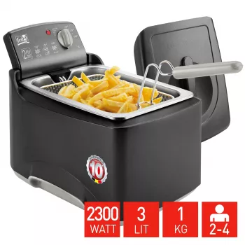 Fritadeira Fritel Turbo SF 4176 3L 2,3kW aço inoxidável