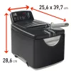 Fritadeira FRITEL Turbo SF 3 litros aço inoxidável