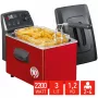 Fritadeira FRITEL TURBO SF 3L 2200W preto/vermelho/cinzento