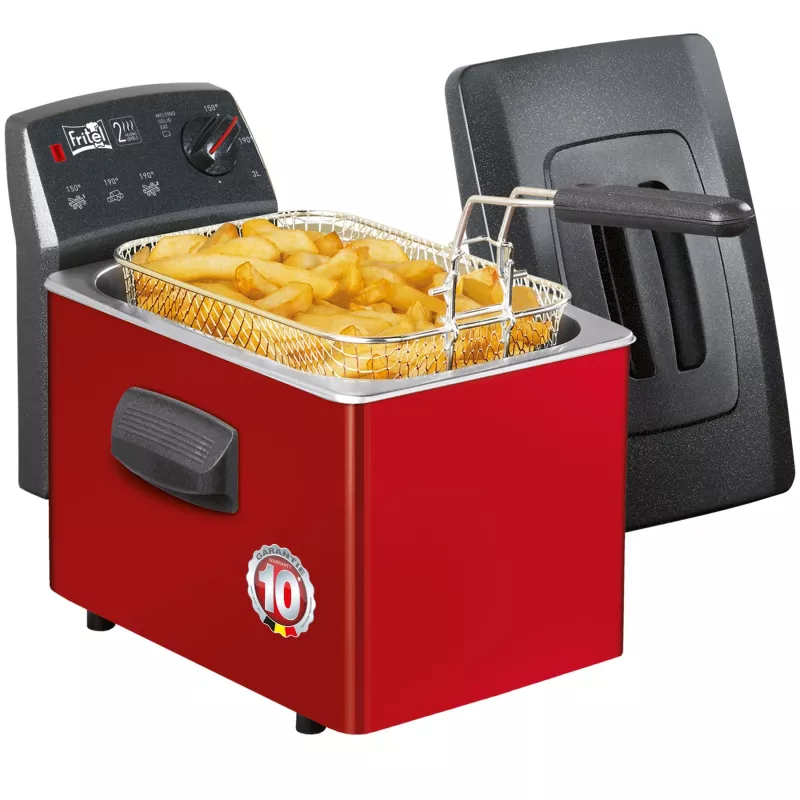 Fritadeira FRITEL TURBO SF 3L 2200W preto/vermelho/cinzento