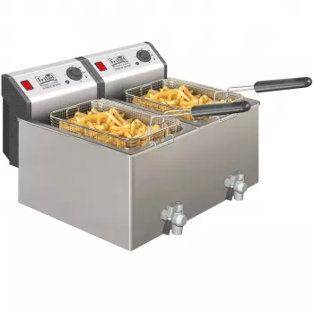 Fritadeira FRITEL TURBO SF 16 litros 6,6 kW aço inoxidável
