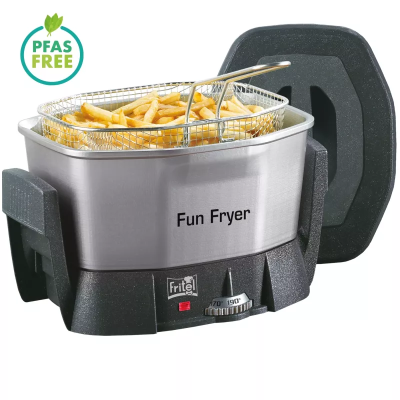 Fritadeira FRITEL Starter 1,5L 1400W preto/cinzento/prateado