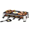 Grelhador de raclette FRITEL RG 2170 aço inoxidável cromado/preto 1200 W 8 pessoas