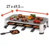 Raclette FRITEL SG 2180 aço inoxidável/cromado preto