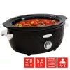 Panela de cozedura lenta FRITEL Family 5.5 Liter 210W preto/cromado