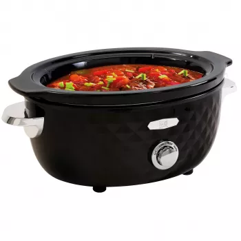 Panela de cozedura lenta FRITEL Family 5.5 Liter 210W preto/cromado