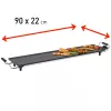 Grelhador teppanyaki FRITEL Starter TY 1897 XXL 1800W prateado/preto