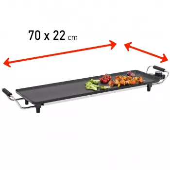 Grelhador elétrico teppanyaki Fritel TY 1689 1800 W superfície de cozedura em alumínio fundido