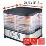 Desidratador de alimentos FRITEL Family 250W prateado/cinzento