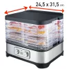 Desidratador de alimentos FRITEL Family 250W prateado/cinzento
