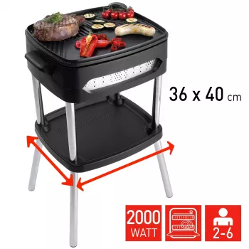 Grelhador elétrico FRITEL Family BBQ 3256 vermelho/preto