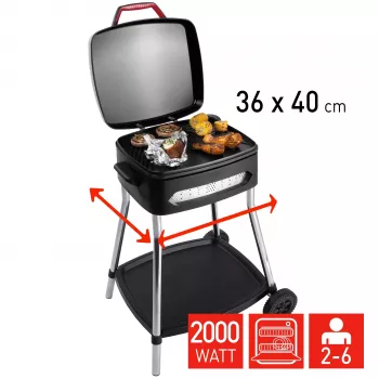 Grelhador elétrico FRITEL Family BBQ 3278 vermelho/preto