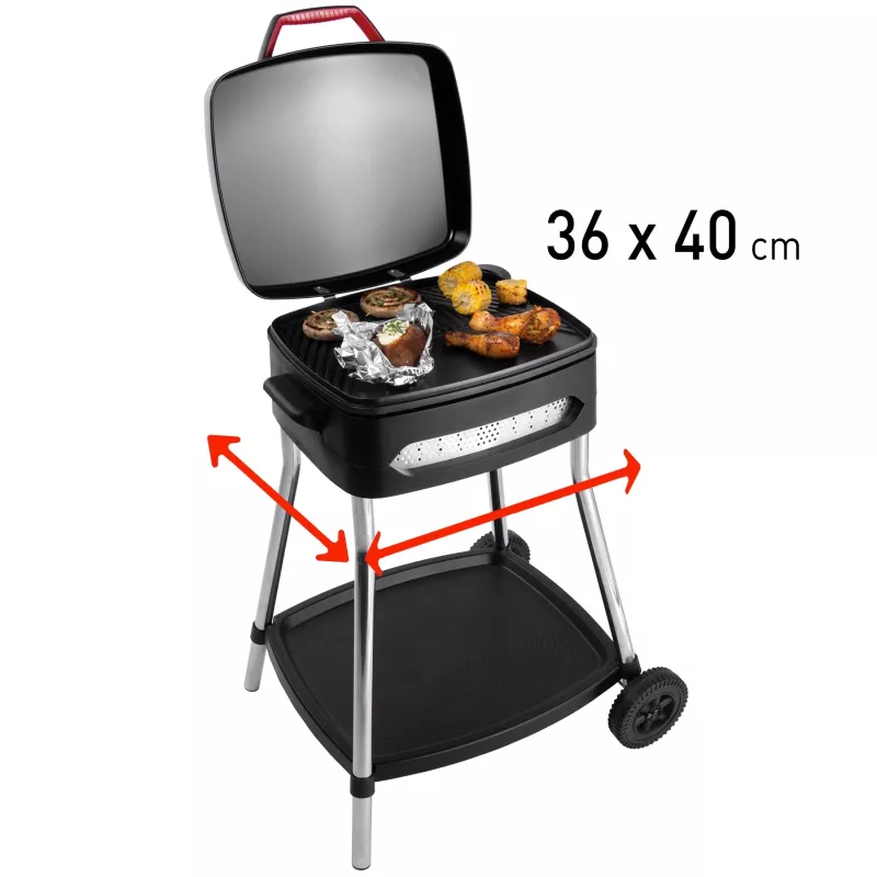 Grelhador elétrico FRITEL Family BBQ 3278 vermelho/preto