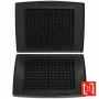 Conjunto de placas para waffles FRITEL Family (2 placas) para máquina de waffles série 1300 - alumínio fundido antiaderente, adequado para máquina de lavar louça, preto/cinzento