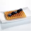 Conjunto de placas para waffles FRITEL Family (2 placas) para máquina de waffles série 1300 - alumínio fundido antiaderente, adequado para máquina de lavar louça, preto/cinzento