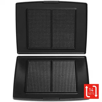 Conjunto de placas para waffles FRITEL