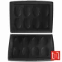 Placa de máquina de waffles Fritel para madeleines