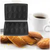 Placa de máquina de waffles Fritel para madeleines