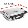 Máquina de waffles Fritel CW 3647 2 1600 W cinzento, prateado
