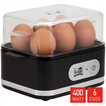Ovo cozedor FRITEL Family 400W preto/transparente